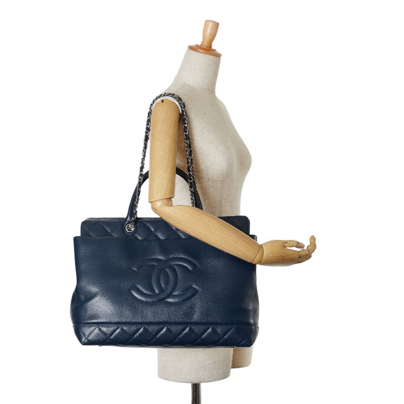 Chanel Caviar Matelasse Coco Mark 2WAY Bag