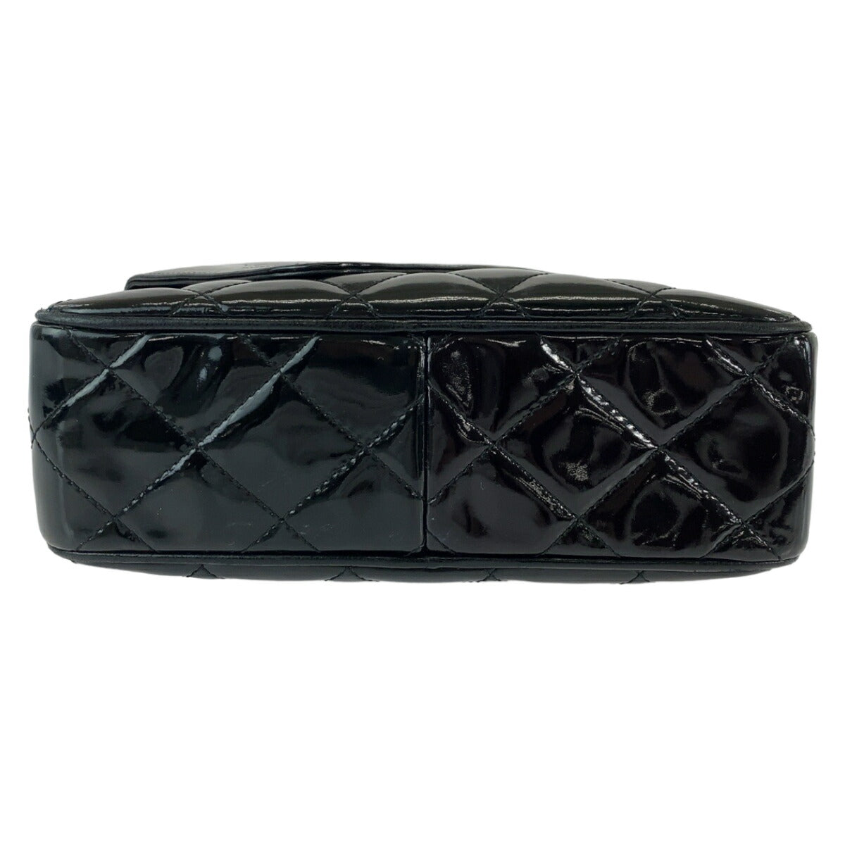 Chanel Vintage Patent Leather Fringe Shoulder Bag