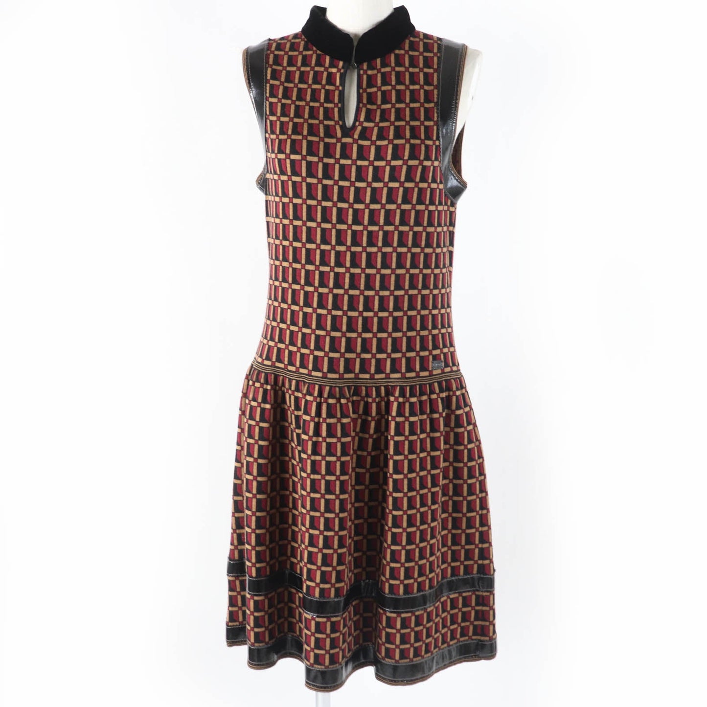 Chanel Wool COCO Mark Jacket Dress Ensemble