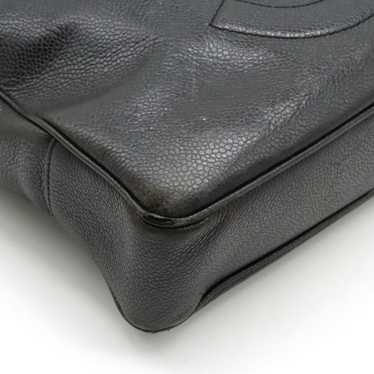 Chanel Caviar Skin Coco Mark Tote Bag