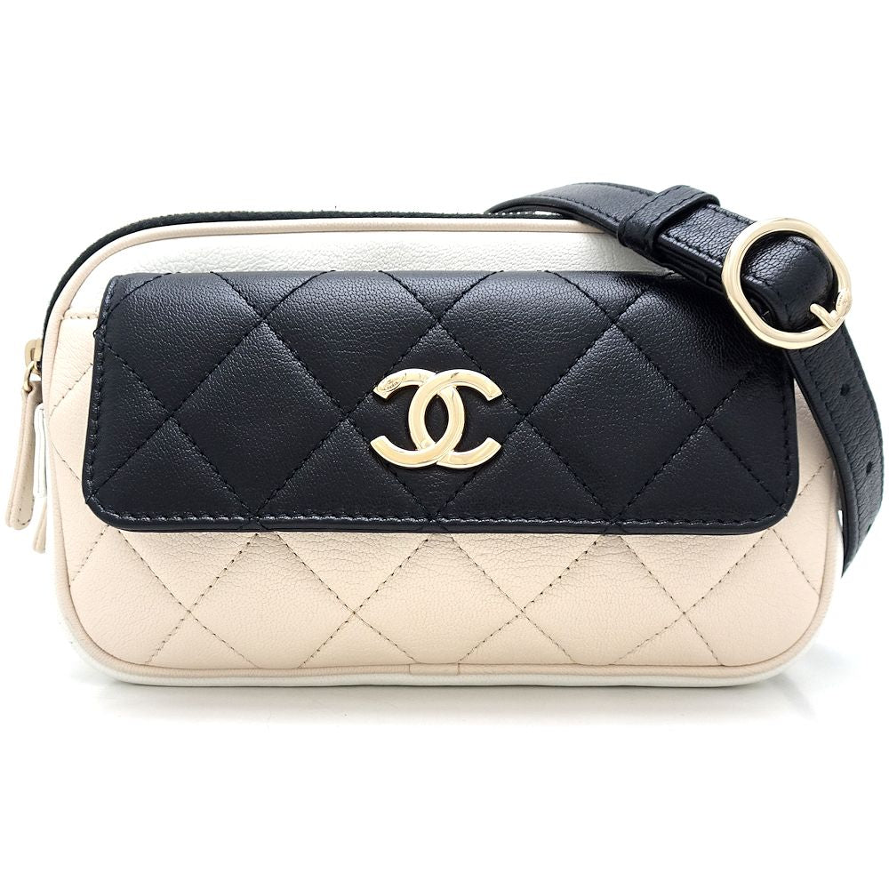 Chanel Leather Waist Pouch Body Bag