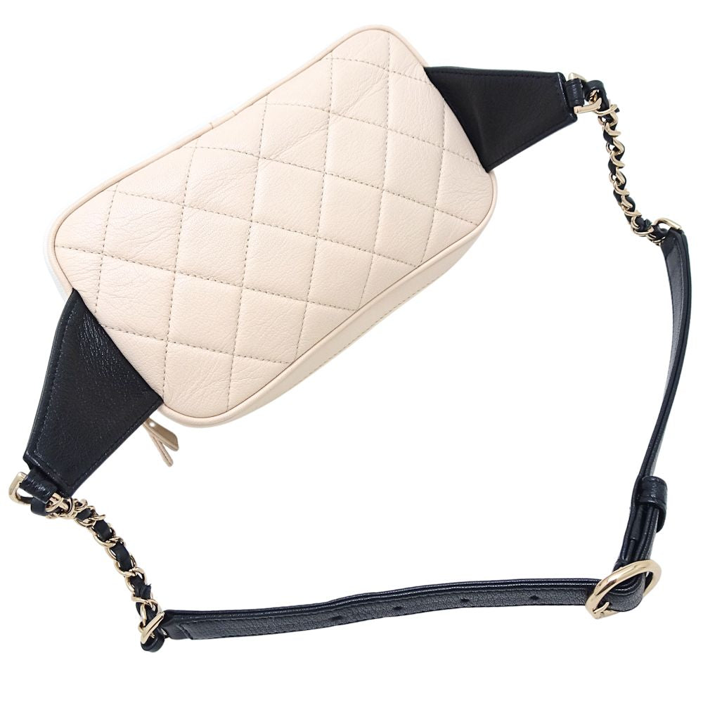 Chanel Leather Waist Pouch Body Bag