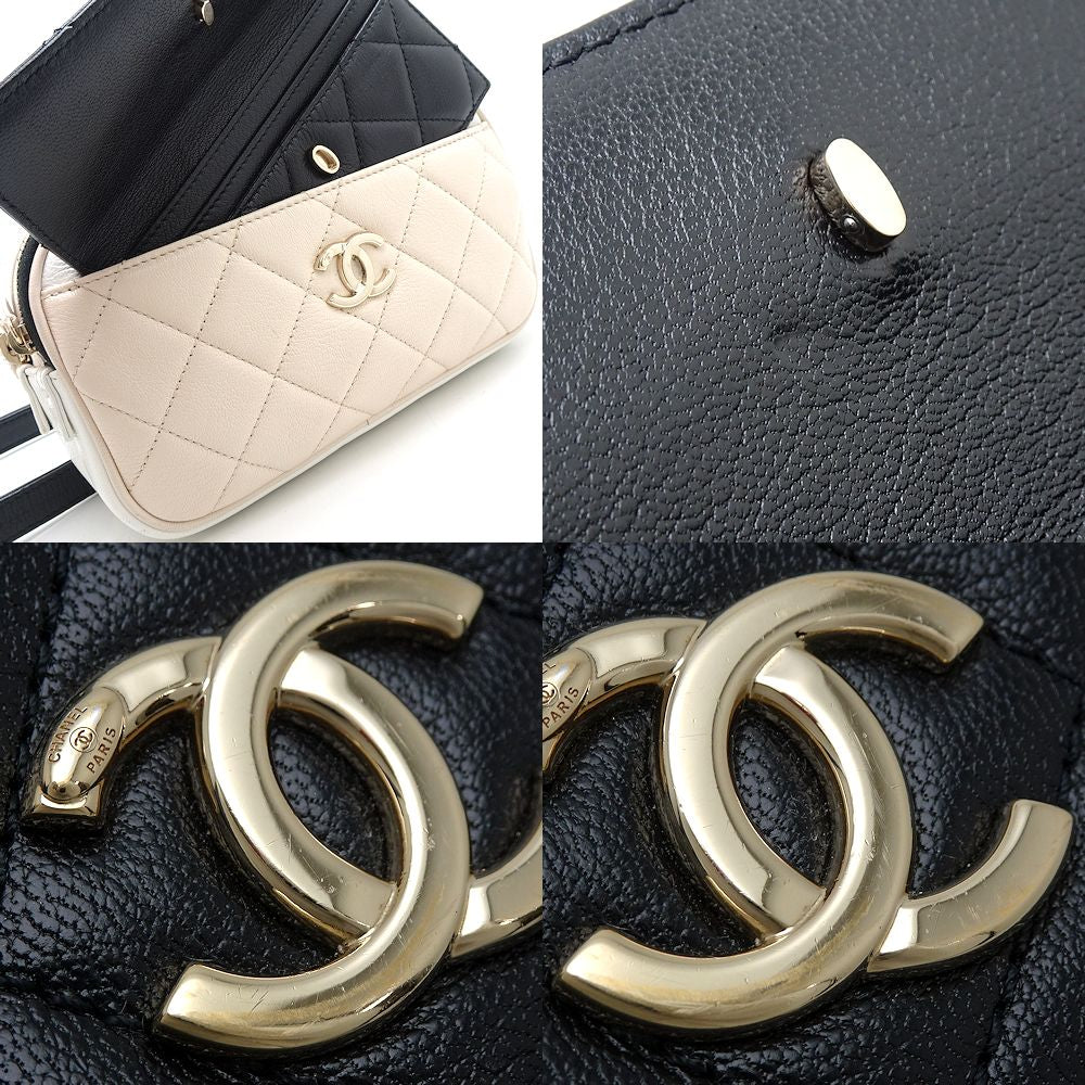 Chanel Leather Waist Pouch Body Bag