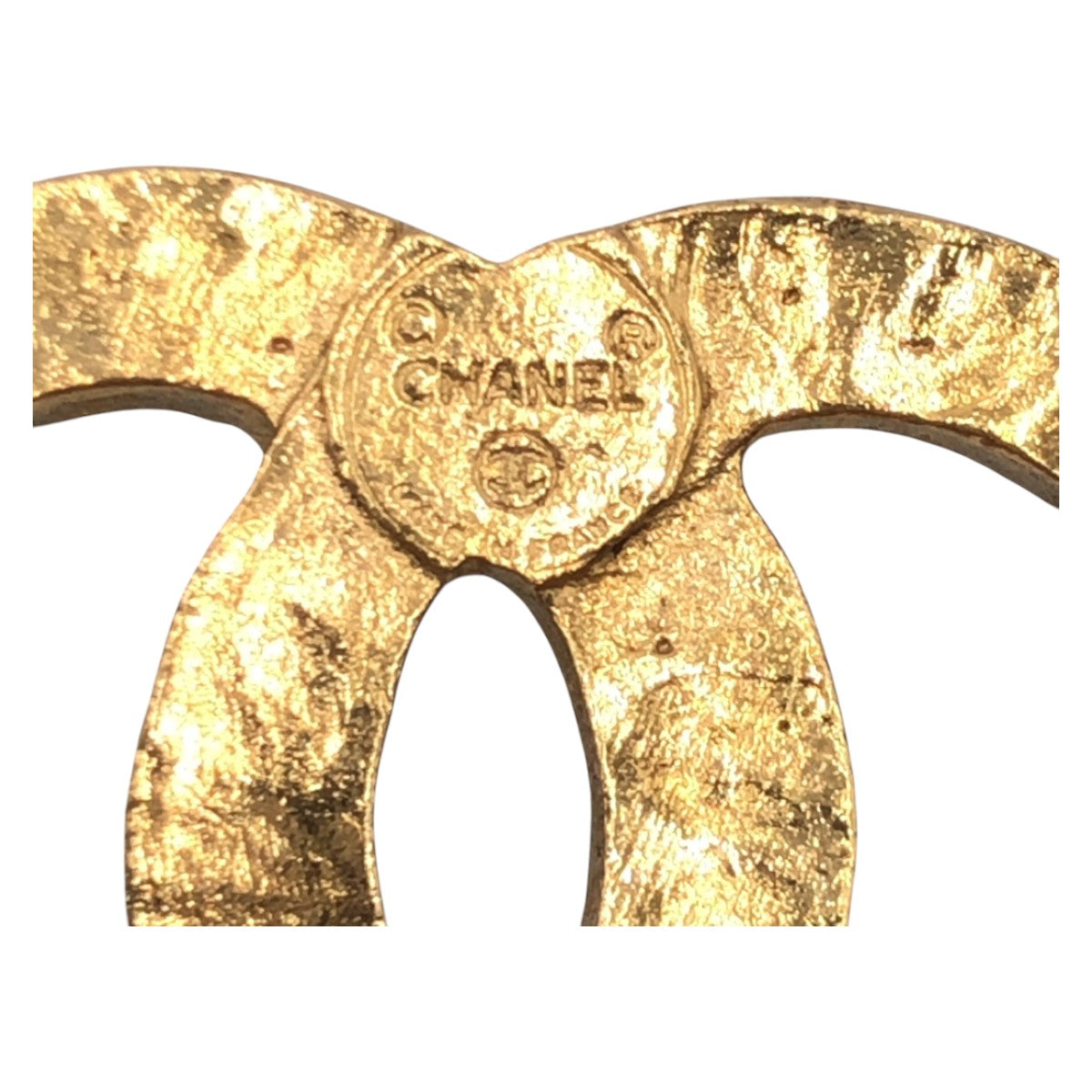 Chanel Vintage Rhinestone Coco Mark Brooch