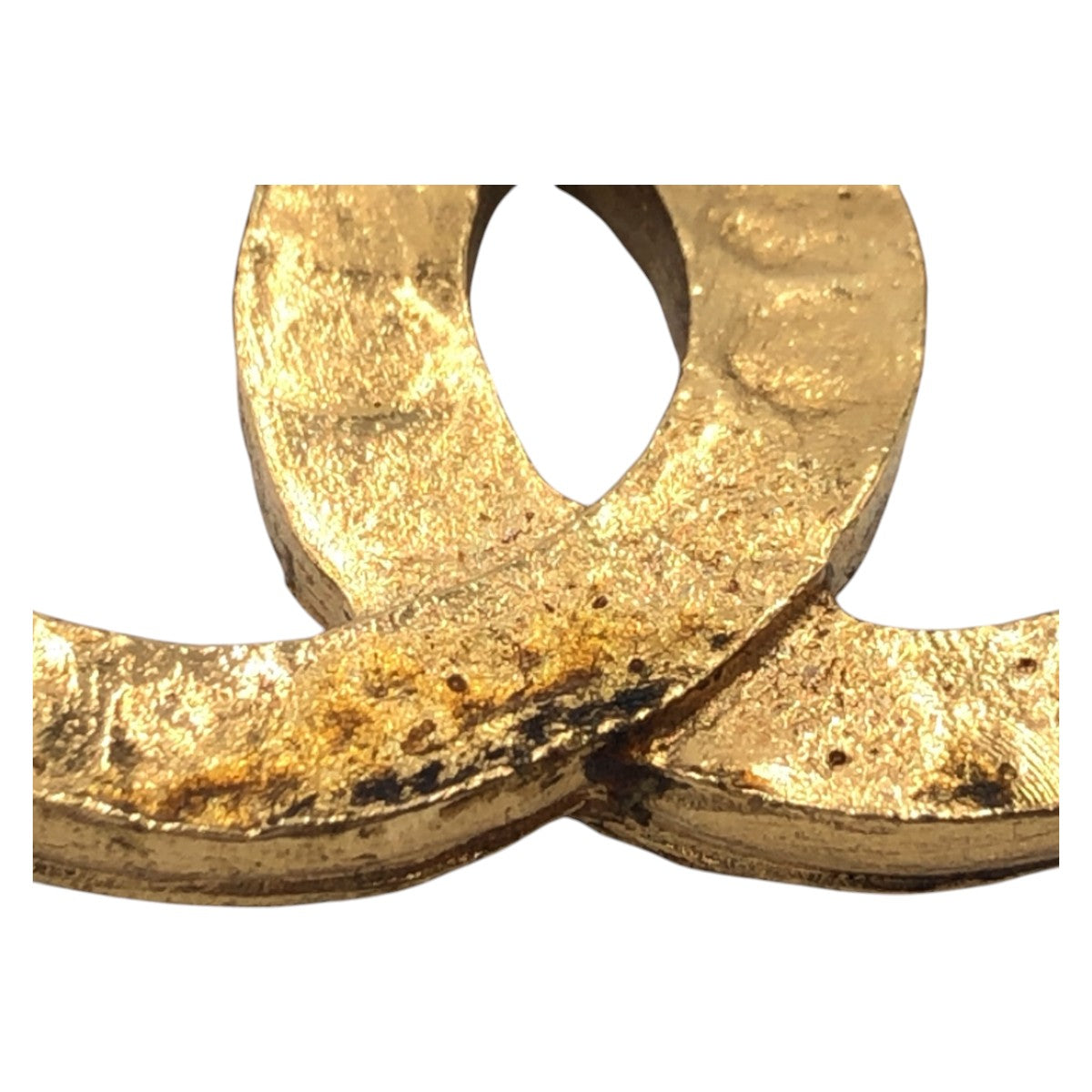 Chanel Vintage Rhinestone Coco Mark Brooch