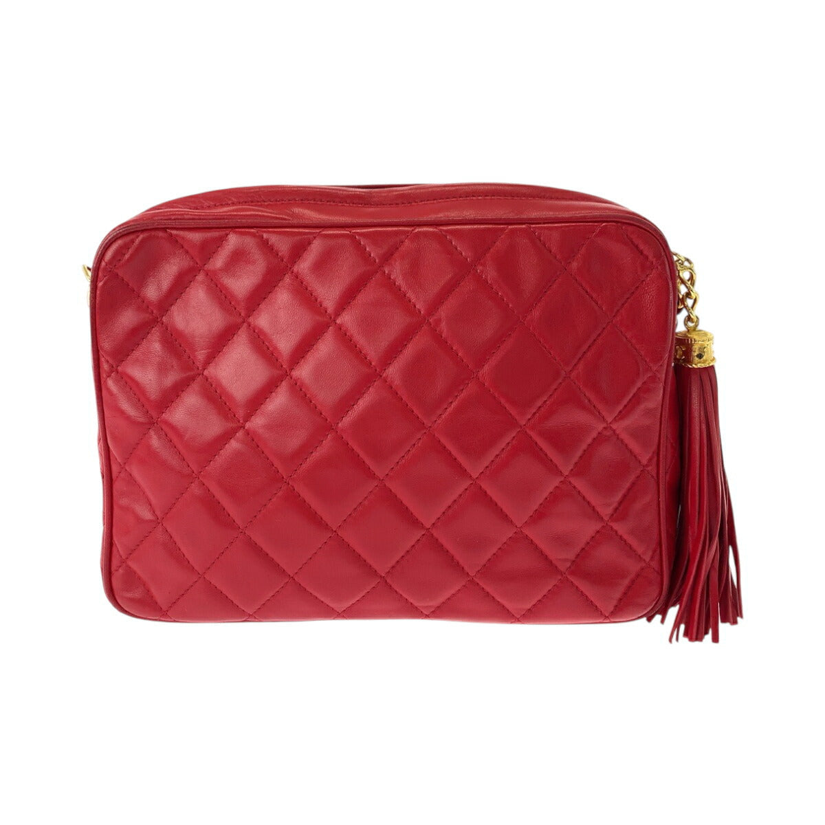 Chanel Vintage Matelasse Leather Tassel Fringe Bag