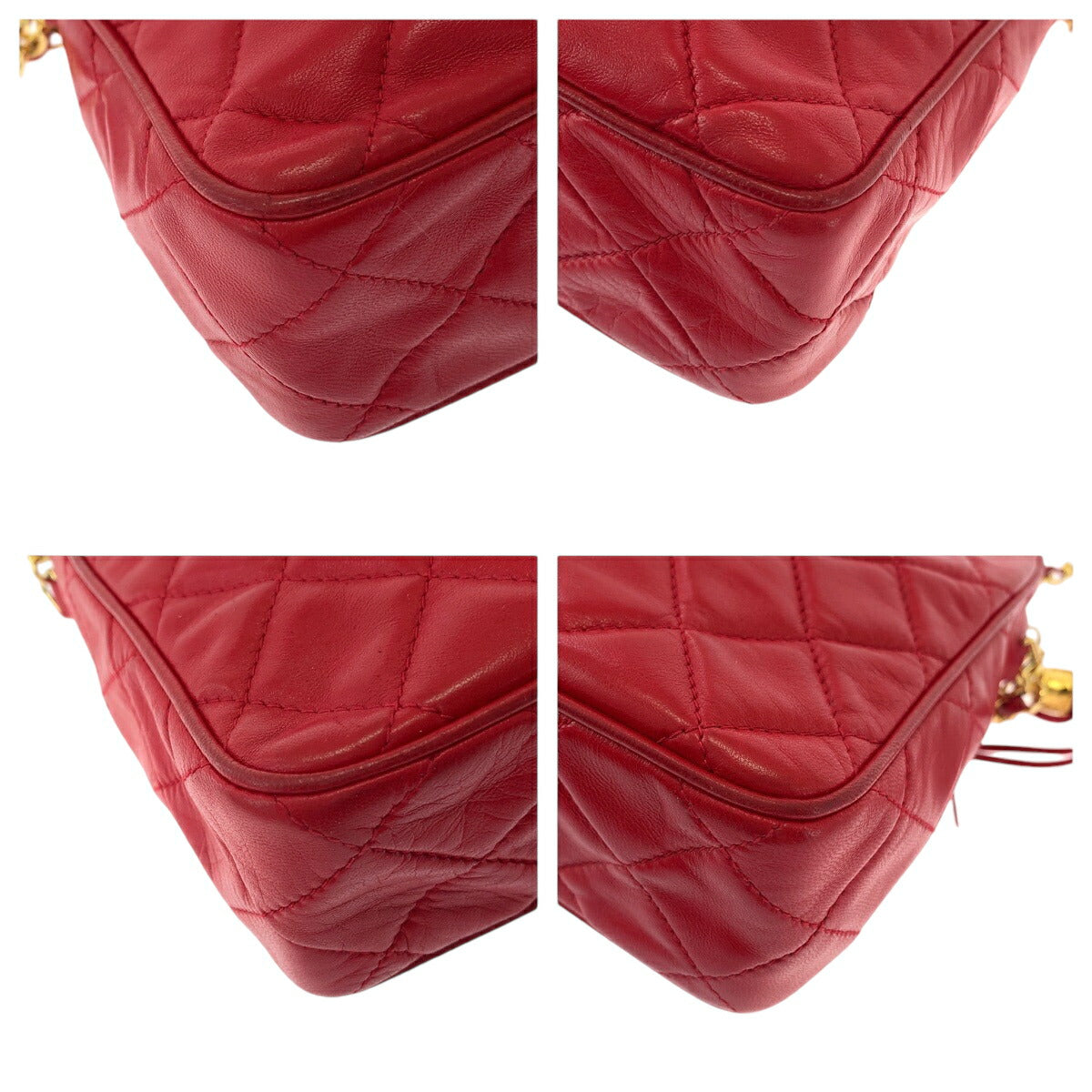 Chanel Vintage Matelasse Leather Tassel Fringe Bag