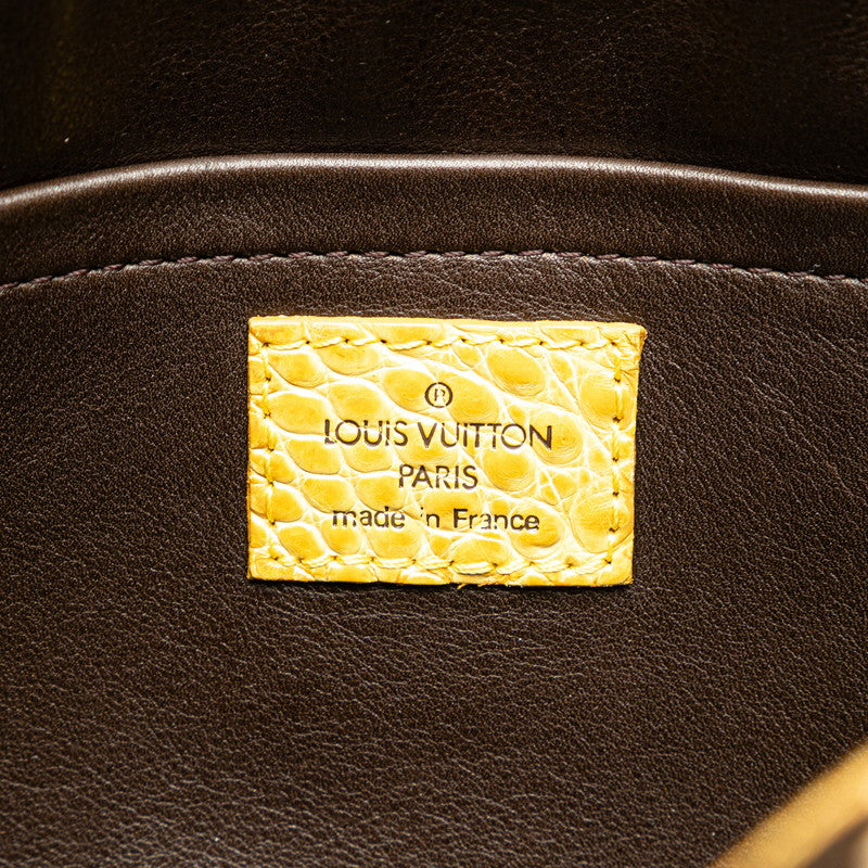 Louis Vuitton Velvet Crocodile Leather Trocadero Chain Shoulder Bag M92711